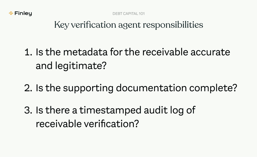 What is a verification agent?