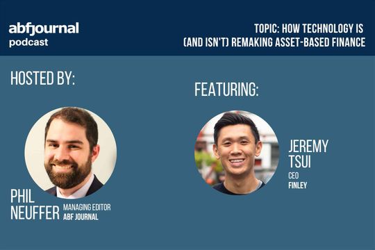 Asset-based finance and technology: ABF Journal's interview with Finley CEO Jeremy Tsui - Featured image