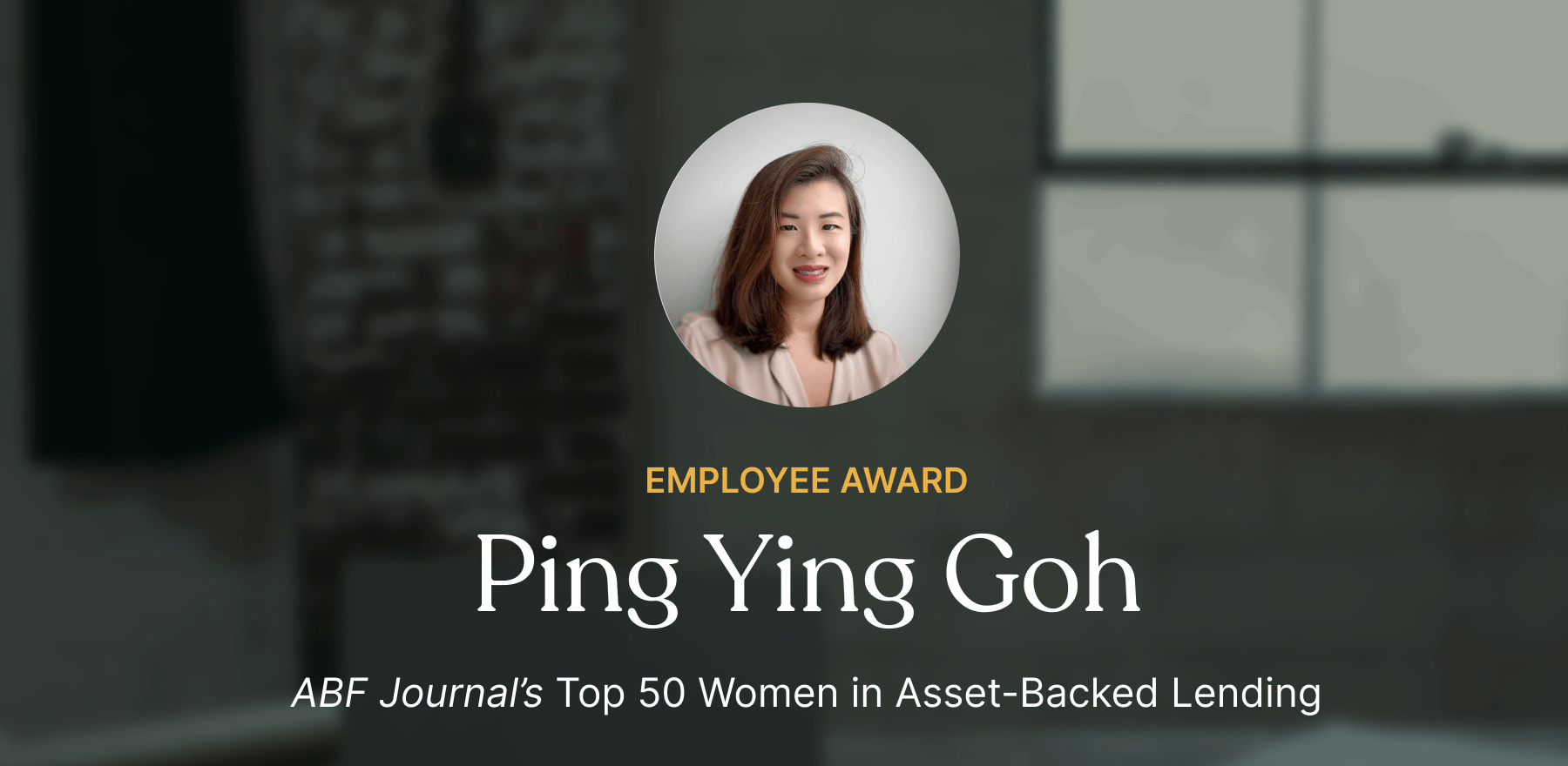 Congratulations to Ping Ying Goh on Top Women in ABL Award - Featured image